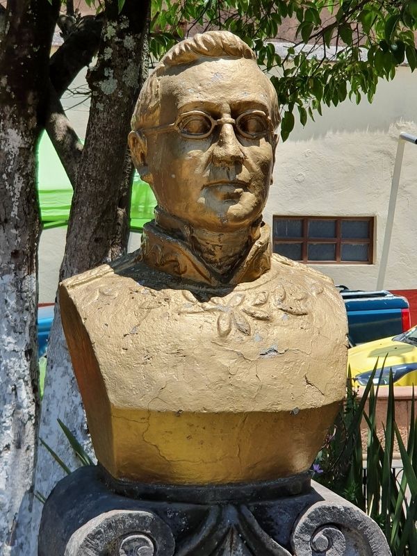 General Ignacio Zaragoza Seguín Bust image. Click for full size.