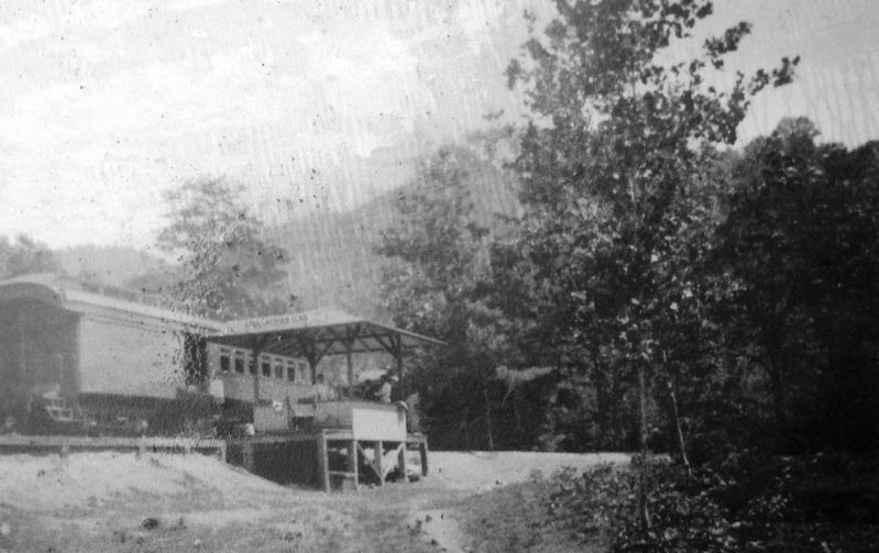Marker detail: Train from Knoxville image. Click for full size.