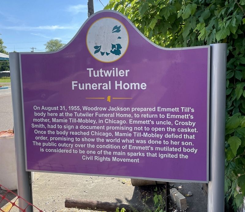 Tutwiler Funeral Home Marker image. Click for full size.