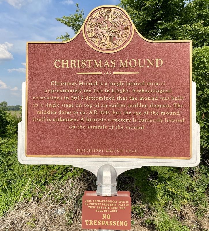 Christmas Mound Marker image. Click for full size.