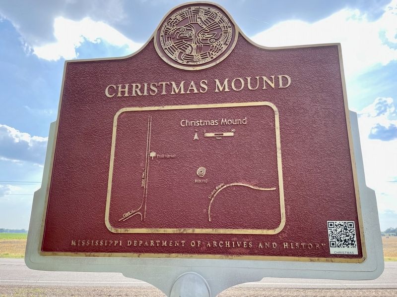 Christmas Mound Map area on reverse. image. Click for full size.