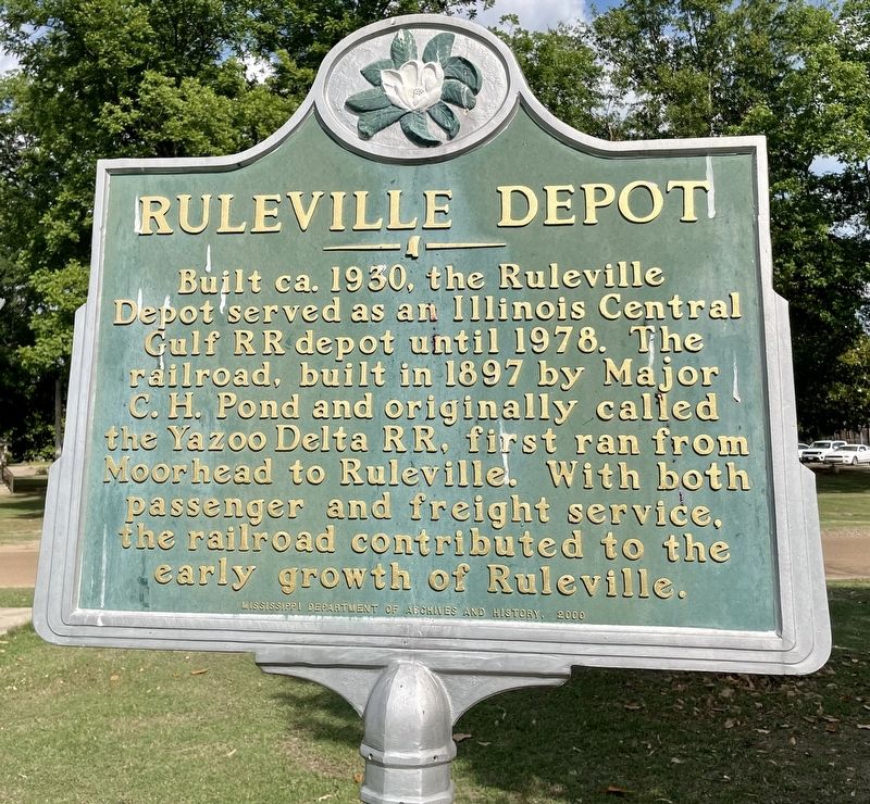 Ruleville Depot Marker image. Click for full size.