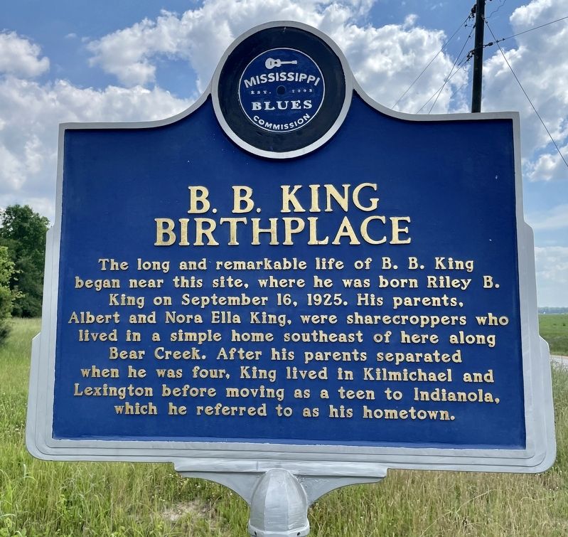 B.B. King Birthplace Marker image. Click for full size.