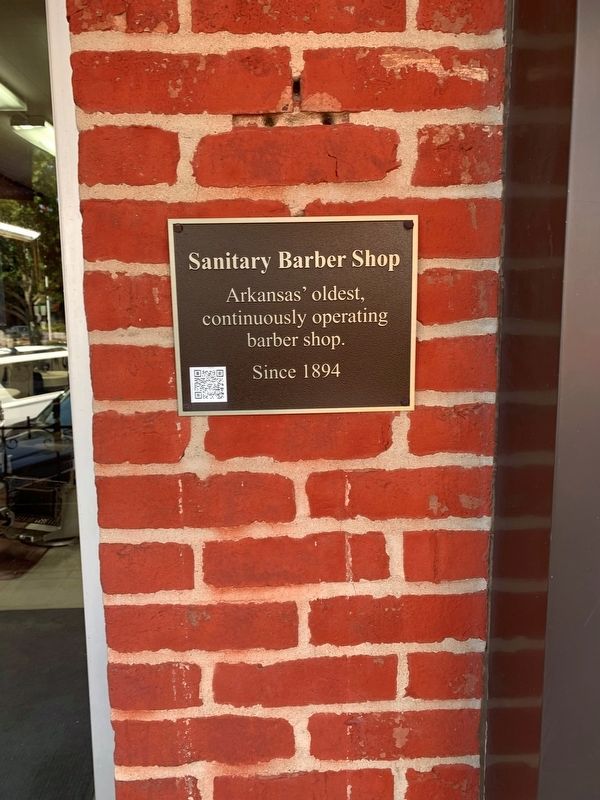 Sanitary Barber Shop Marker. Click for full size. Sanitary Barber Shop Marker image. Click for full size.
