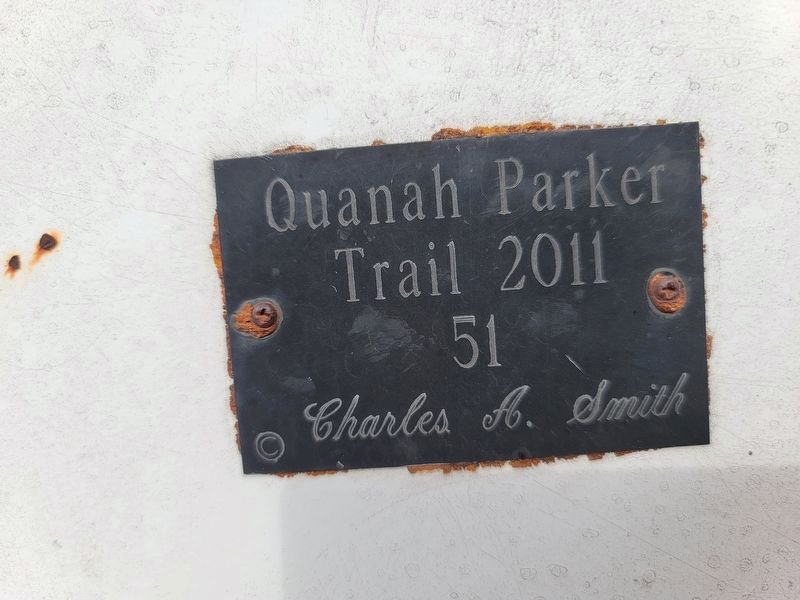 Quanah Parker Trail Marker 51 image. Click for full size.