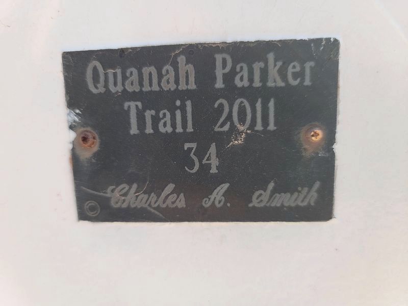 Quanah Parker Trail Marker 34 image. Click for full size.