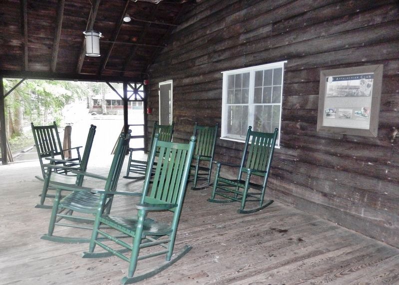 The Appalachian Club Marker. Click for full size. The Appalachian Club Marker image. Click for full size.