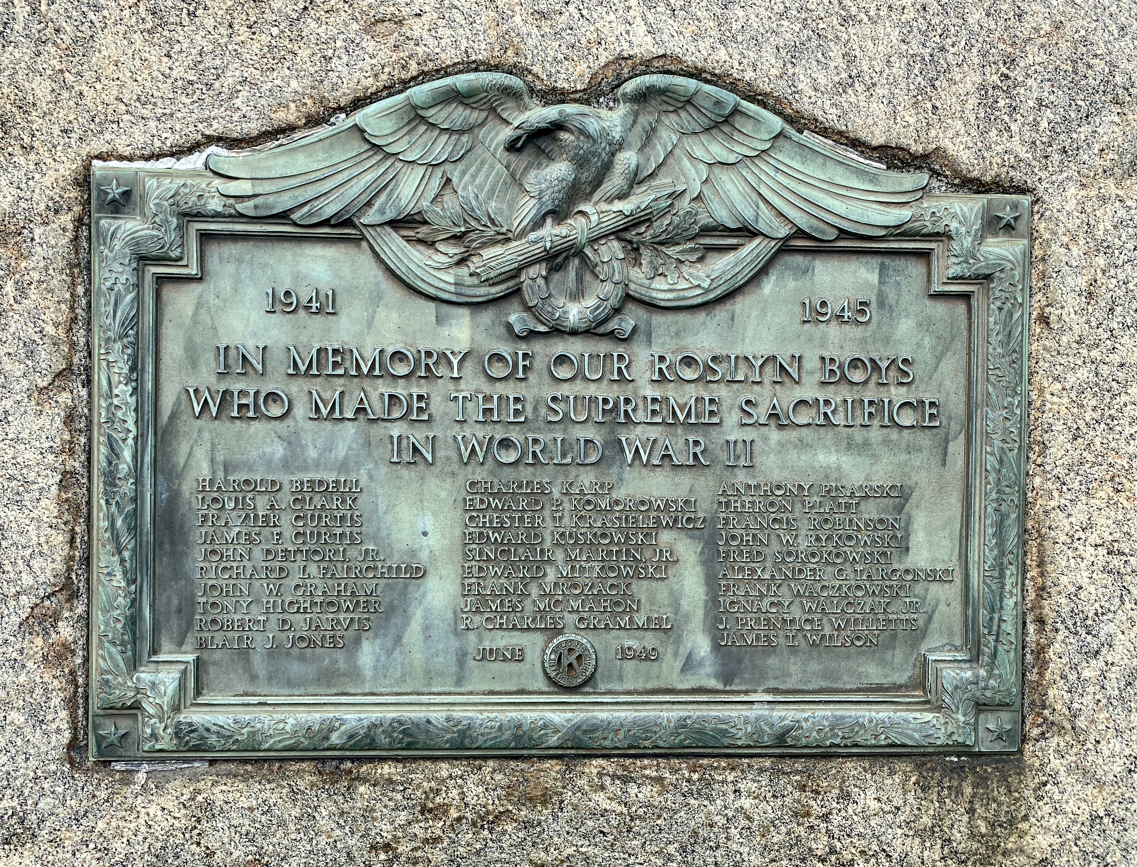 Roslyn World War II Memorial