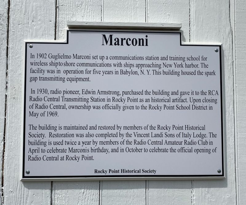 Marconi Marker image. Click for full size.