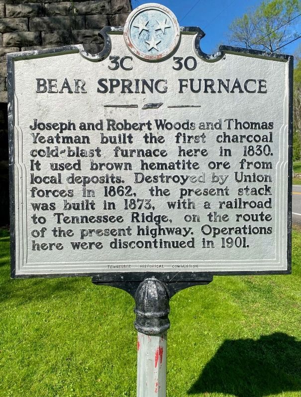 Bear Spring Furnace Marker image. Click for full size.