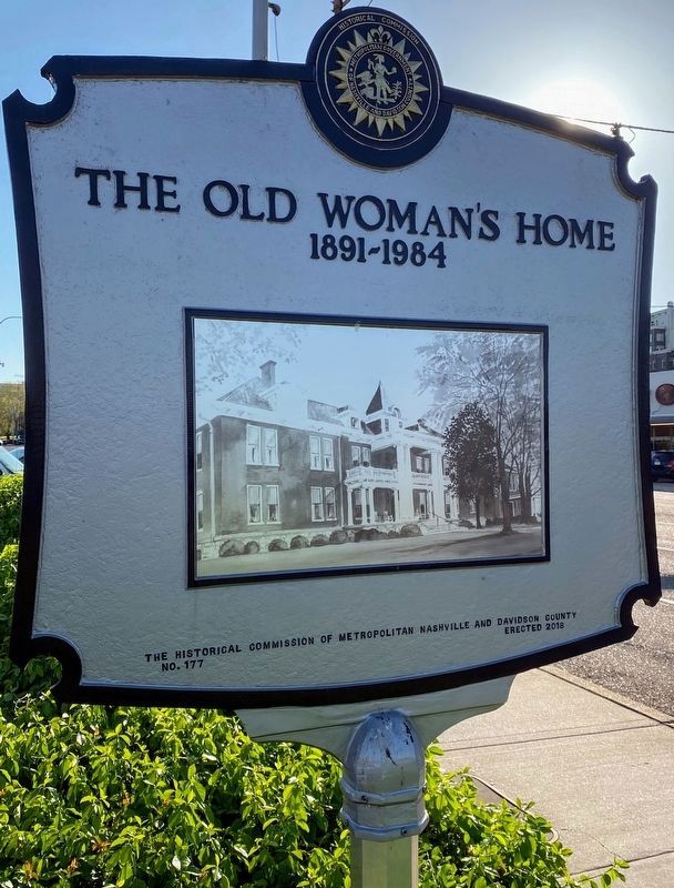 The Old Woman's Home Marker image. Click for full size.