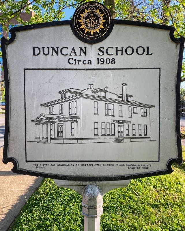 Duncan College Preparatory School for Boys Marker. Click for full size. Duncan College Preparatory School for Boys Marker image. Click for full size.