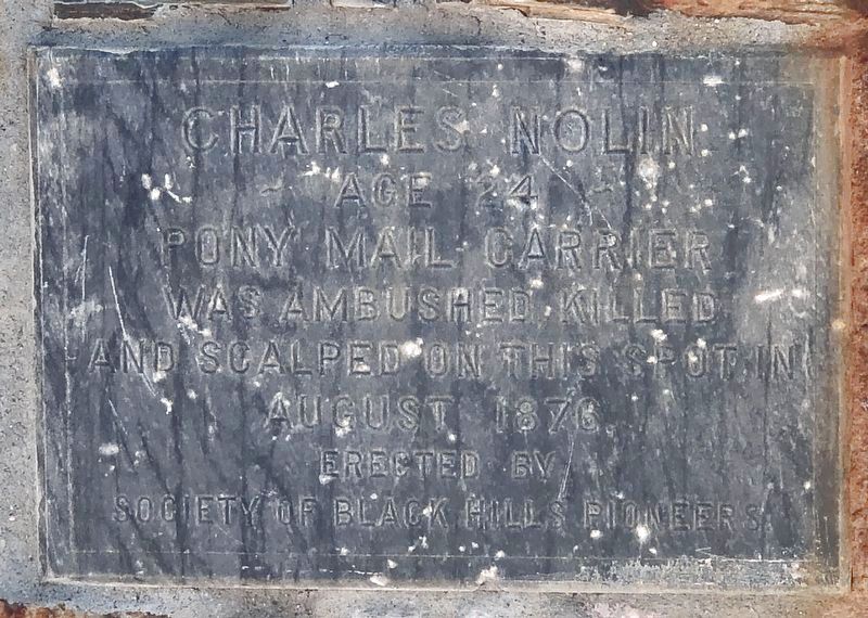 Charles Nolin Marker image. Click for full size.