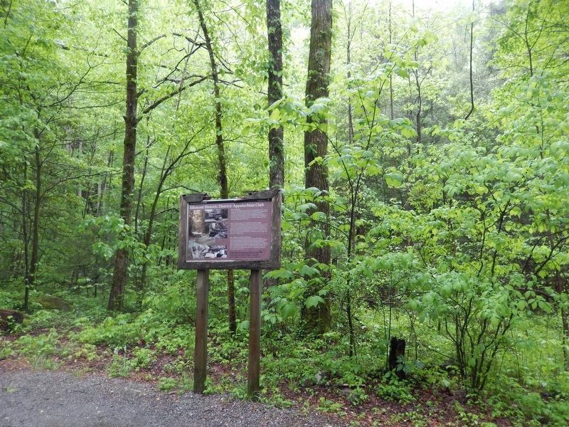 Elkmont Historic District: Appalachian Club Marker image. Click for full size.