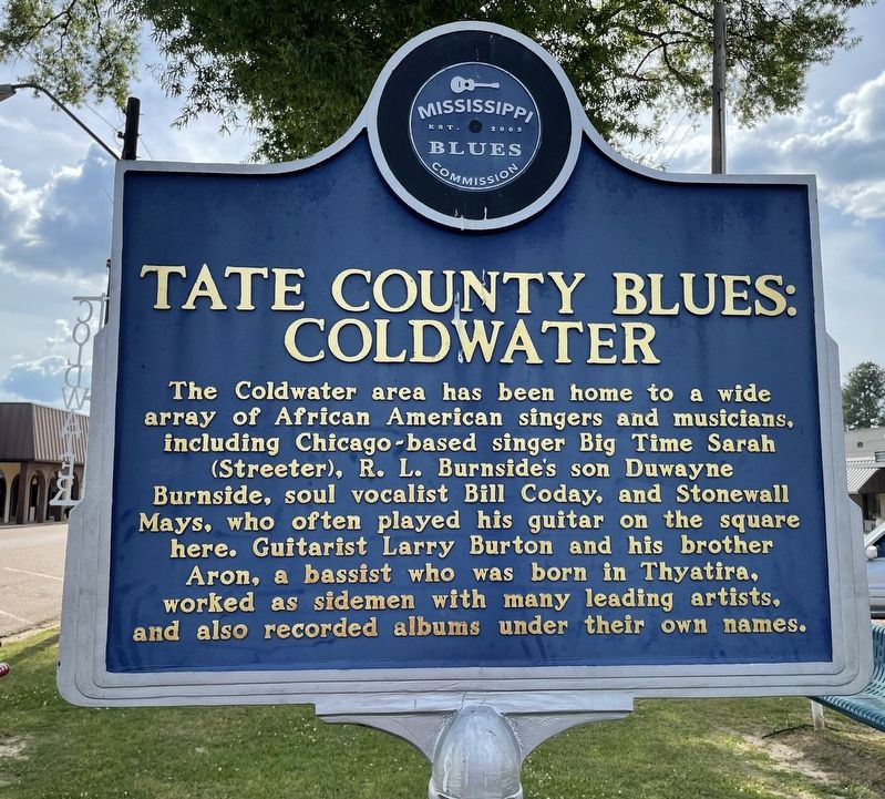 Tate County Blues: Coldwater Marker image. Click for full size.