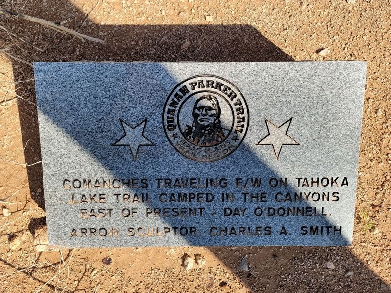 Quanah Parker Trail Marker. Click for full size. Quanah Parker Trail Marker image. Click for full size.