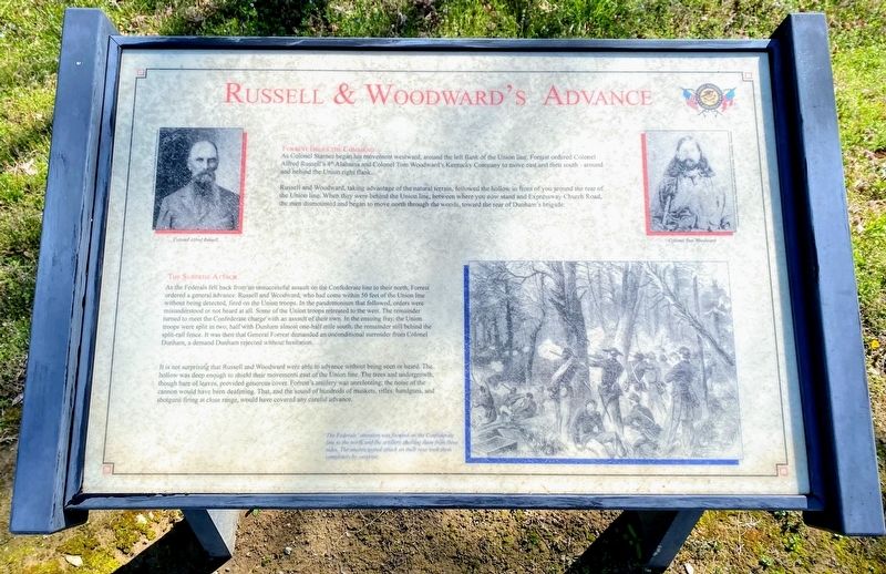 Russell & Woodward's Advance Marker image. Click for full size.