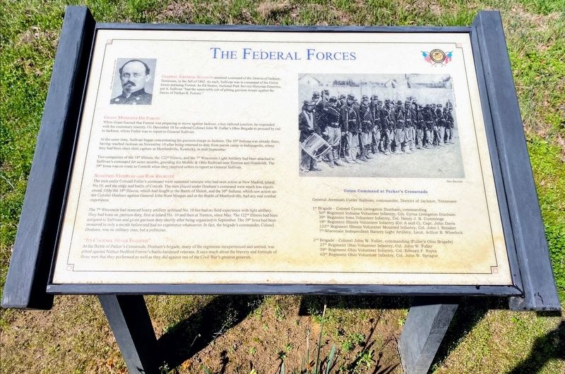 The Federal Forces Marker image. Click for full size.