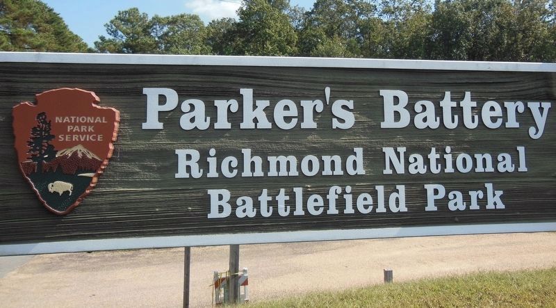 Richmond National Battlefield Park Sign image. Click for full size.