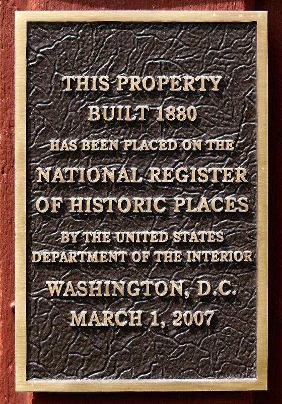 National Register of Historic Places. Click for full size. National Register of Historic Places image. Click for full size.