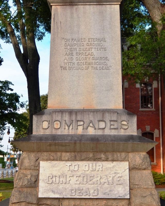 Walton County Civil War Monument (<i>west face</i>) image. Click for full size.