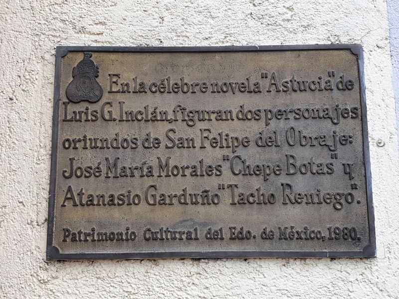 "Astucia" by Luis G. Inclán Marker. Click for full size. "Astucia" by Luis G. Inclán Marker image. Click for full size.