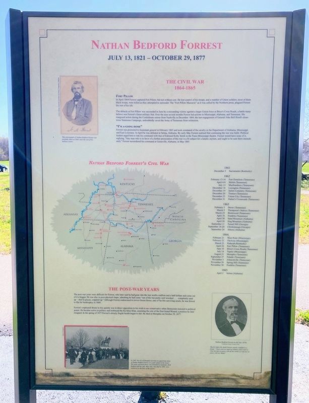 Nathan Bedford Forrest Marker image. Click for full size.