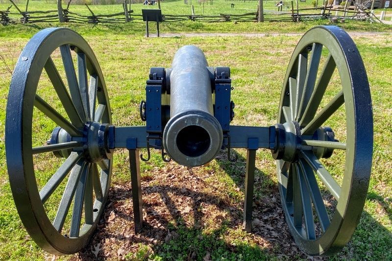 Artillery piece with the marker in the background image. Click for full size.