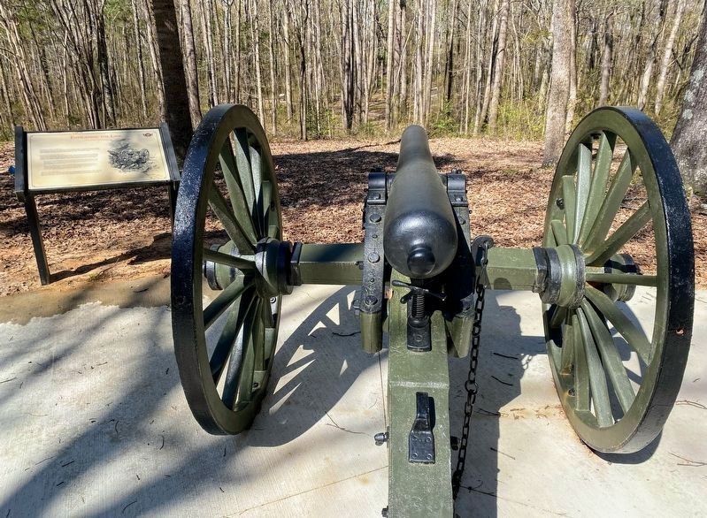 Confederate Artillery Near the Marker image. Click for full size.