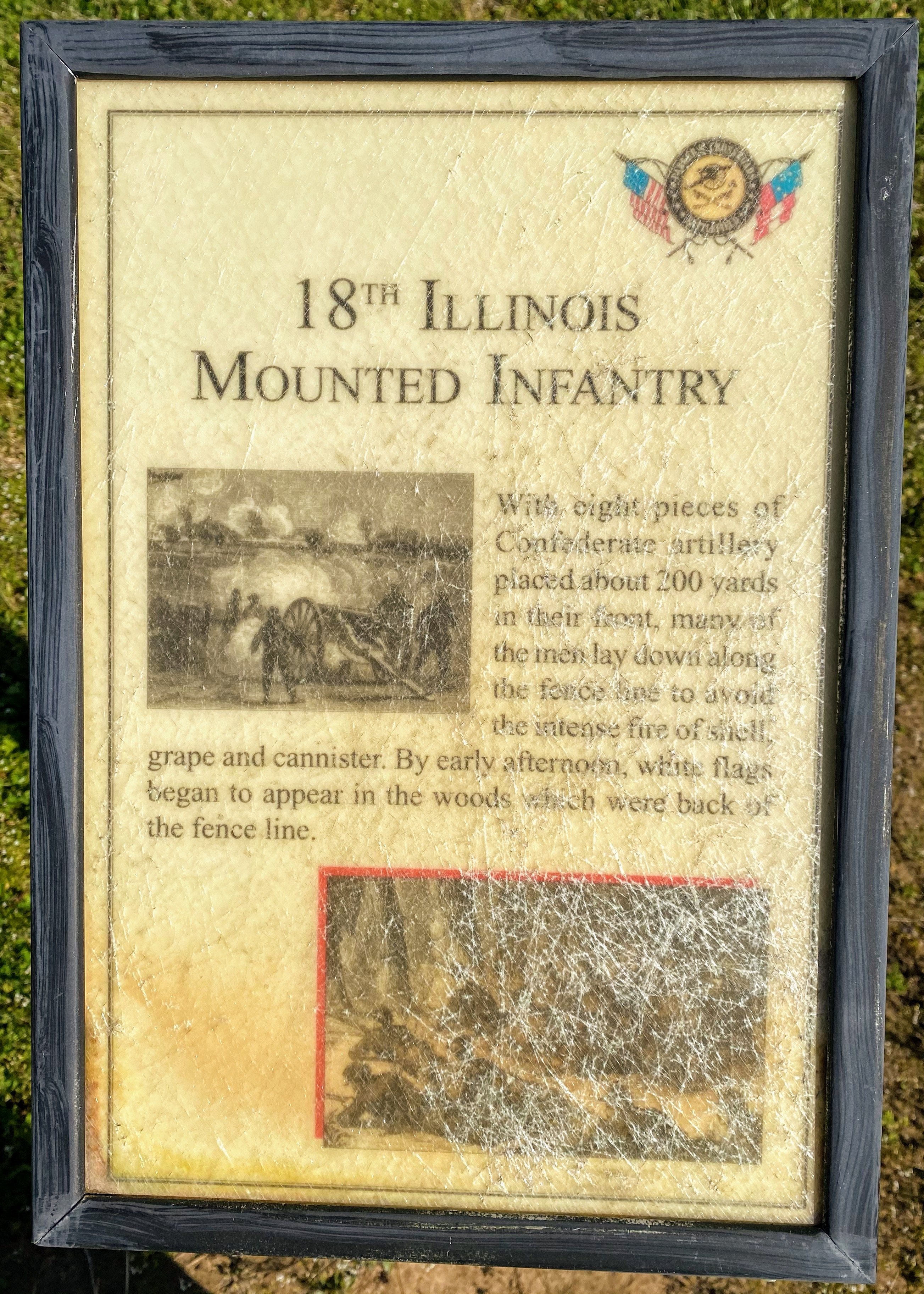 18th Illinois Mounted Infantry Marker