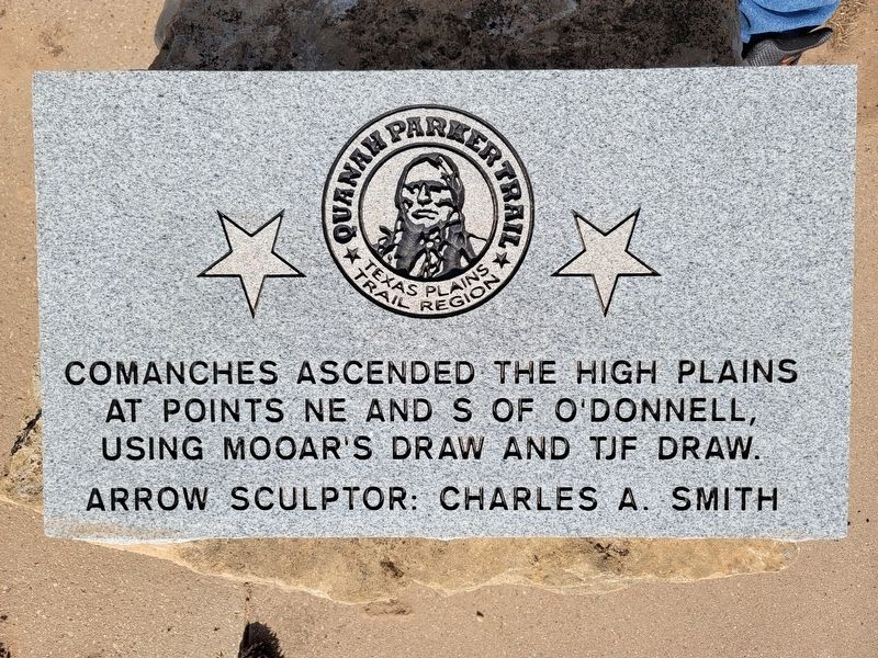 Quanah Parker Trail Marker. Click for full size. Quanah Parker Trail Marker image. Click for full size.