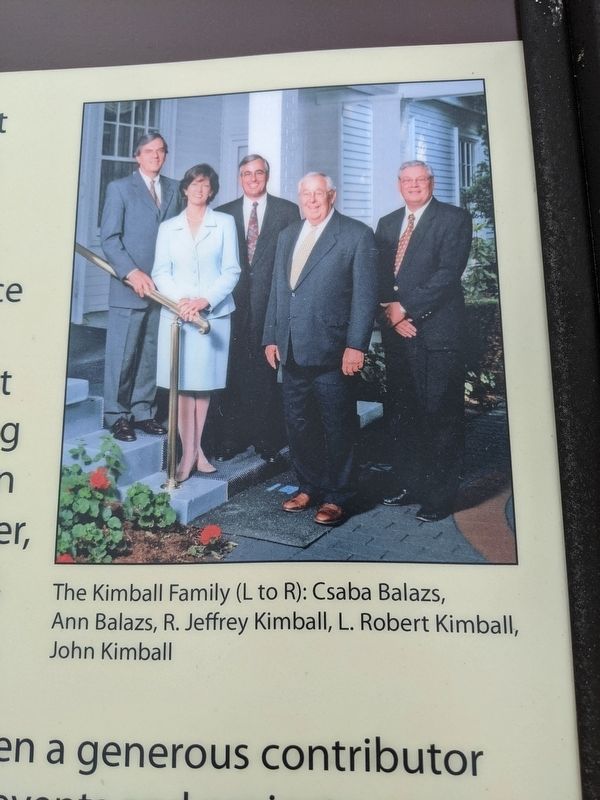 Kimball Family Photo on Marker image. Click for full size.