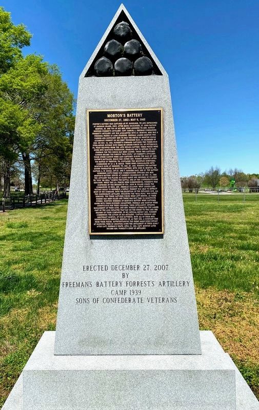 Morton's Battery Marker image. Click for full size.