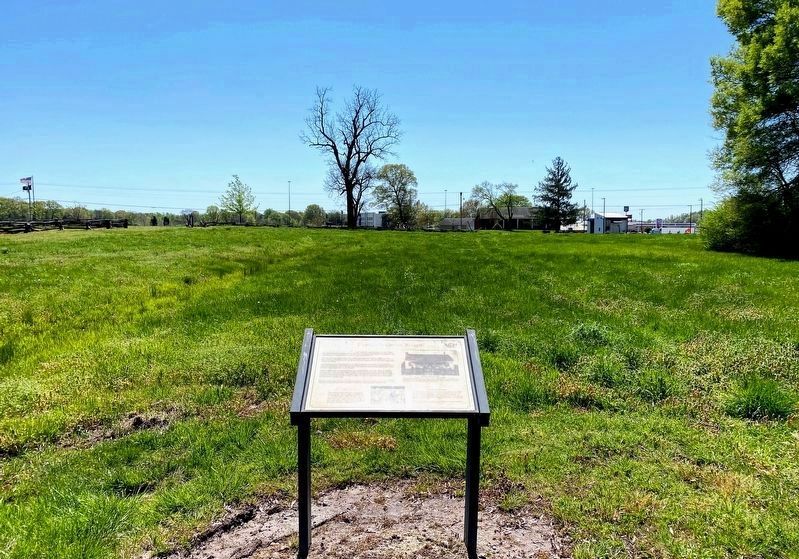 Parker's Cross Roads Marker. Click for full size. Parker's Cross Roads Marker image. Click for full size.