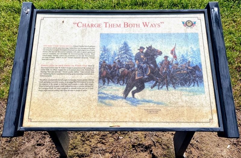 "Charge Them Both Ways" Marker. Click for full size. "Charge Them Both Ways" Marker image. Click for full size.