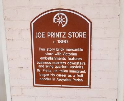 Joe Printz Store Marker image. Click for full size.