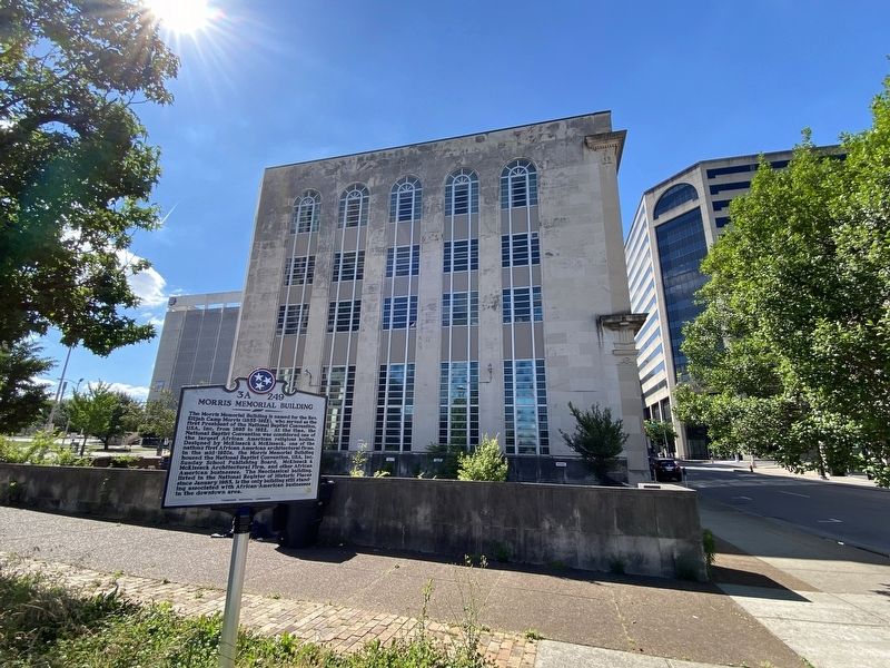 Morris Memorial Building/Delta Sigma Theta Sorority, Inc. Nashville Alumnae Chapter Marker image. Click for full size.