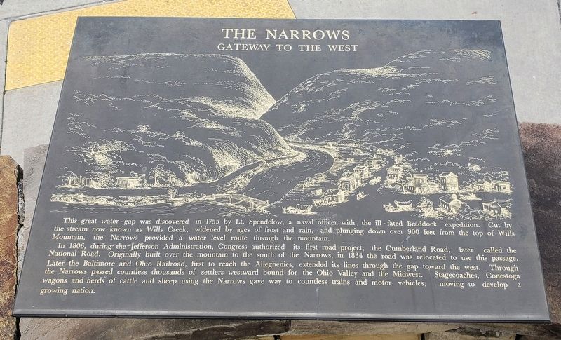 The Narrows Marker image. Click for full size.