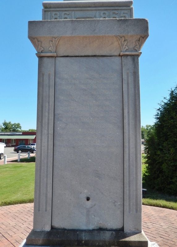 Schley County Confederate Monument (<i>north face</i>) image. Click for full size.