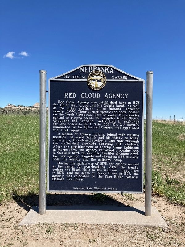 Red Cloud Agency Marker image. Click for full size.