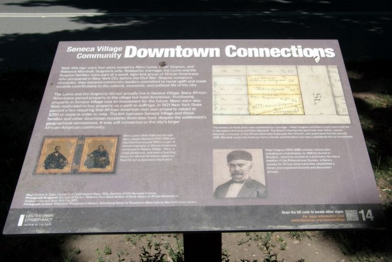 Downtown Connections Wayside image. Click for full size.