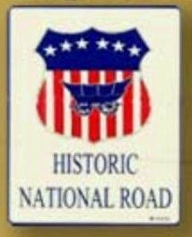 The National Road in Illinois. Click for more information. The National Road in Illinois image. Click for more information.