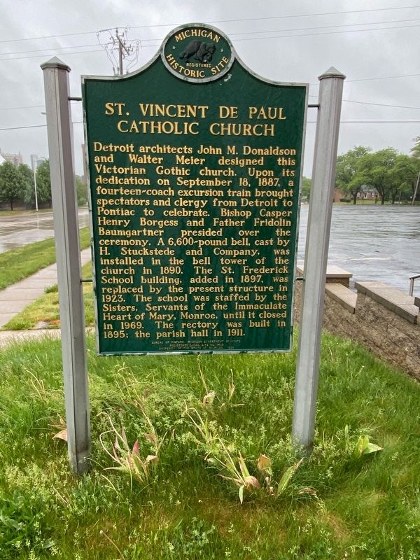 St. Vincent de Paul Church Marker image. Click for full size.