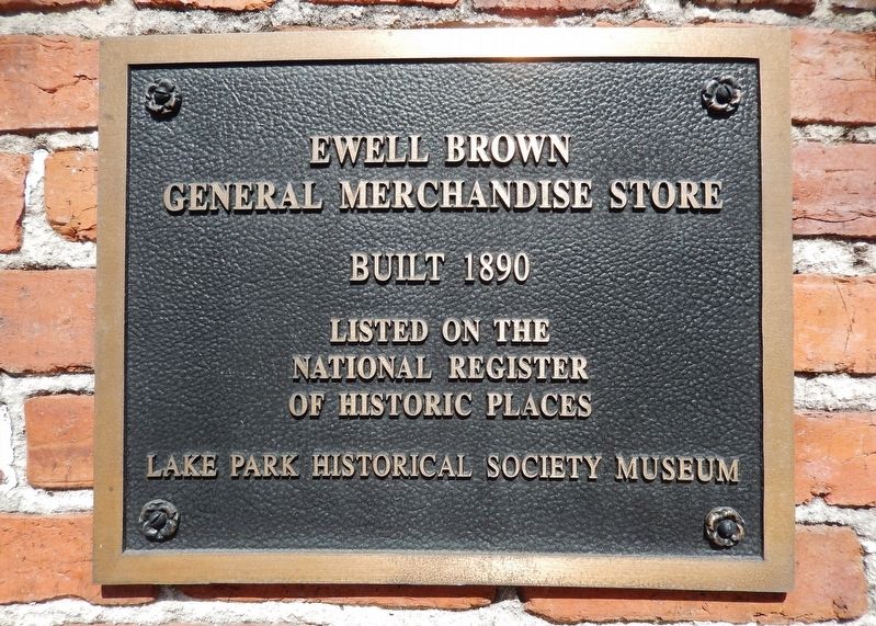 Ewell Brown General Merchandise Store Marker image. Click for full size.