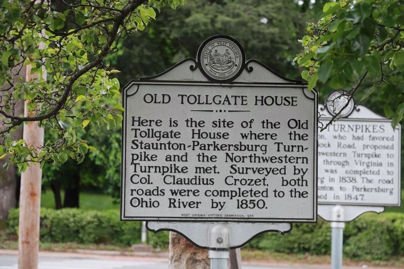 Old Tollgate House Marker. Click for full size. Old Tollgate House Marker image. Click for full size.
