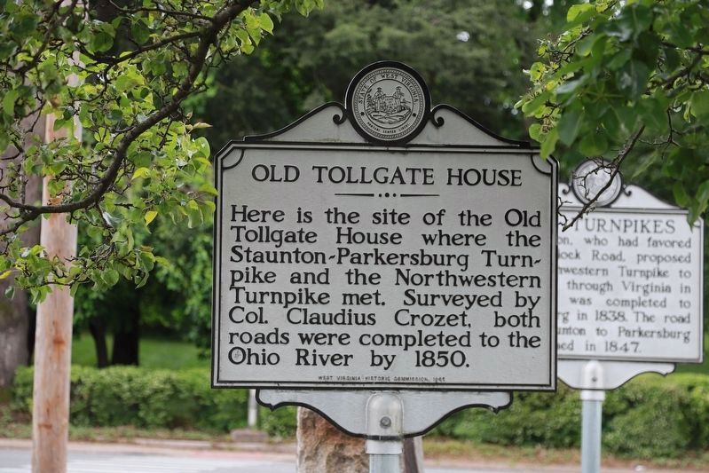 Old Tollgate House Marker image. Click for full size.