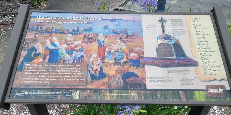 The Great Acadian Upheaval Marker image. Click for full size.