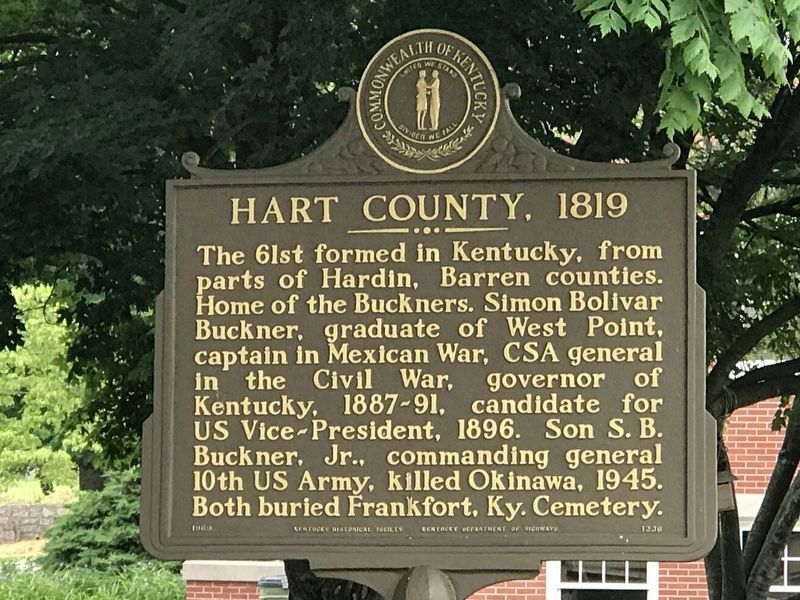 Hart County, 1819 Marker image. Click for full size.