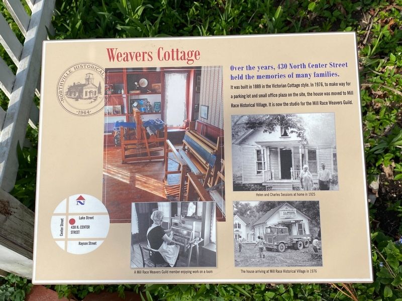 Weavers Cottage Marker image. Click for full size.