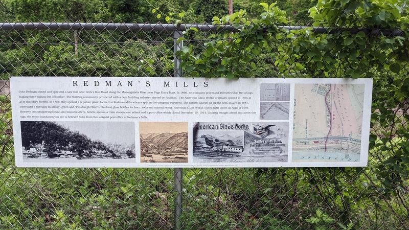 Redman's Mill Marker image. Click for full size.